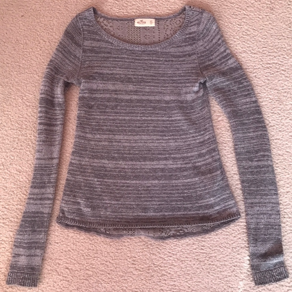 gray sweater